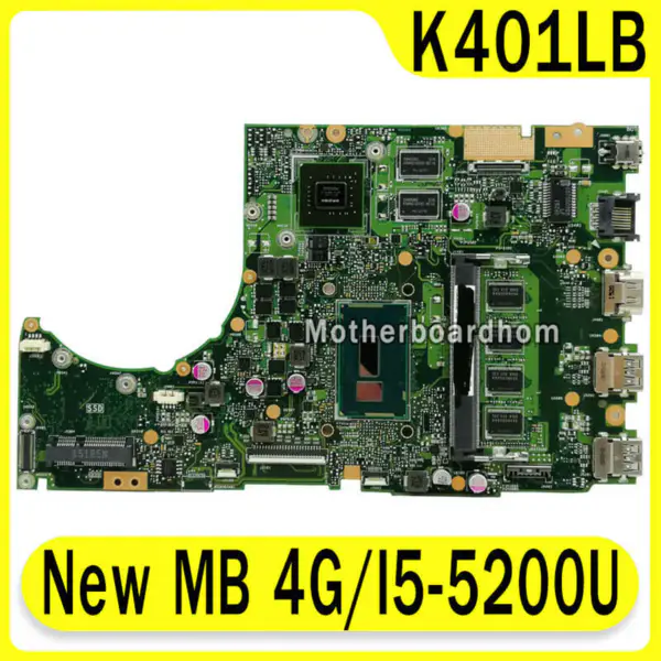Asus K401LB K401LB K401LB ATX-emolevy