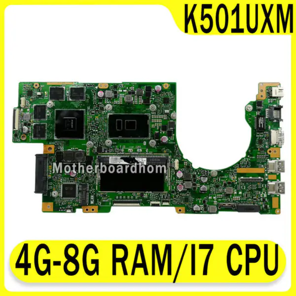 Asus K501u K501UW ATX-emolevy