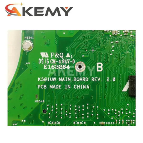 Asus K501u K501UW ATX-emolevy