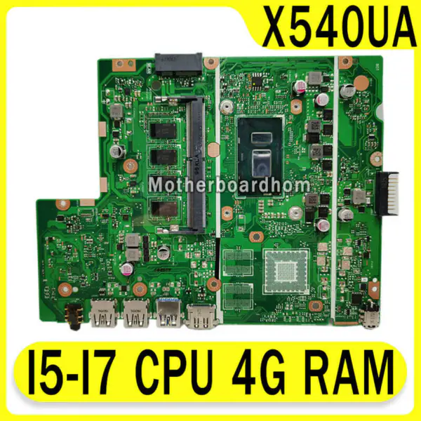 Asus X540UAR X540UAR X540UAR ATX-emolevy