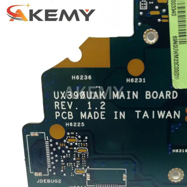 Asus UX390UAK UX390UAK UX390UAK ATX-emolevy
