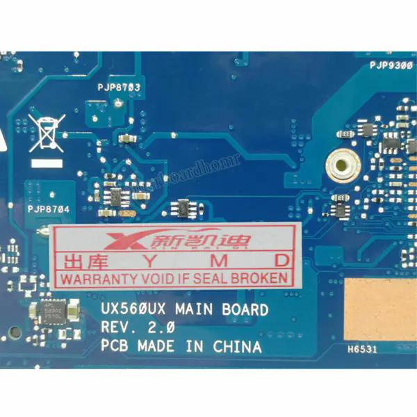 Asus 60NB0C20-MB7001 Q524UQ UX560U UX560UQK UX560UQ UX560UX ATX-emolevy