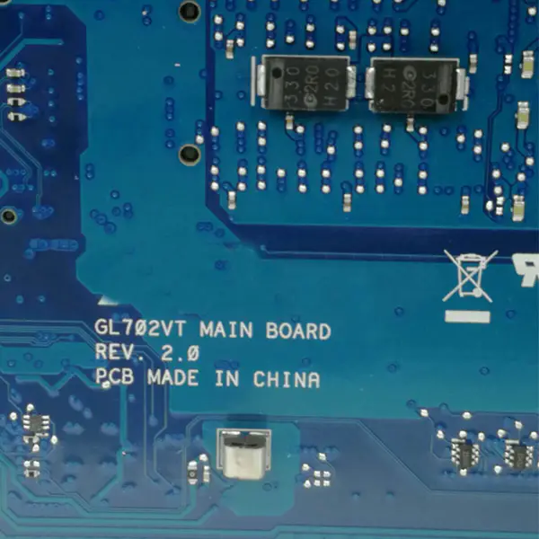 Asus 60NB0CQ0-MB1020 GL702VT ATX-emolevy