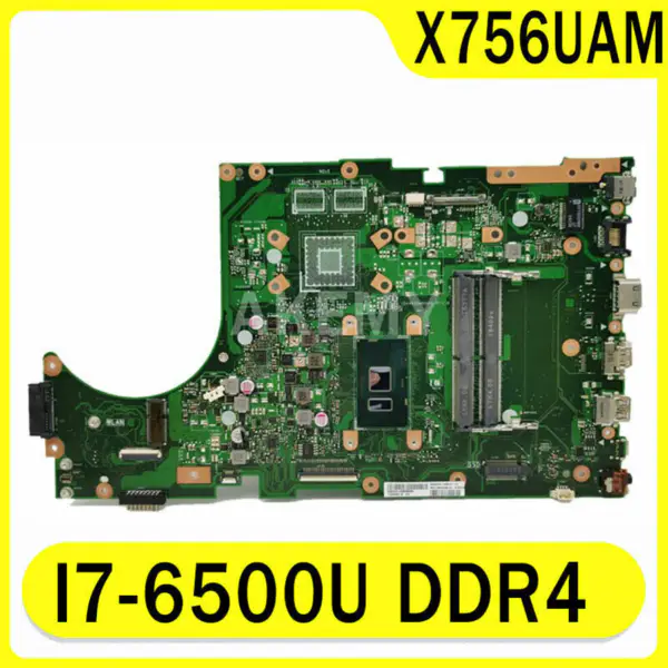 Asus X756UAM X756UAM X756UAM ATX-emolevy