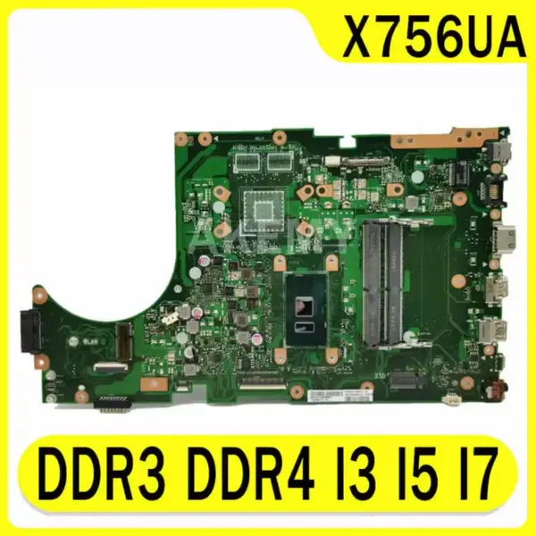 Asus X756UA X756UA X756UA ATX-emolevy