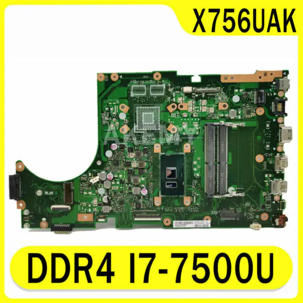 Asus X756UAK X756UAK X756UAK ATX-emolevy