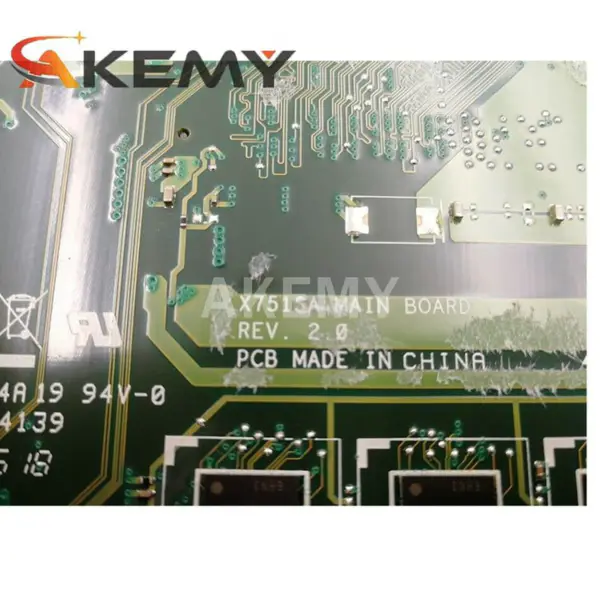 Asus X751SJ ATX-emolevy