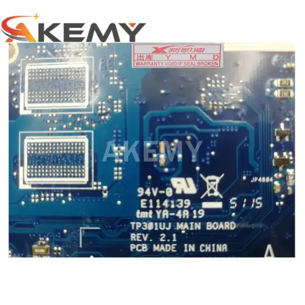 Asus TP301UJ TP301UJ ATX-emolevy