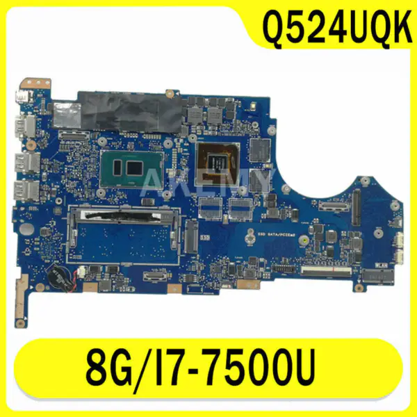 Asus Q524UQK Q524UQQK ATX-emolevy