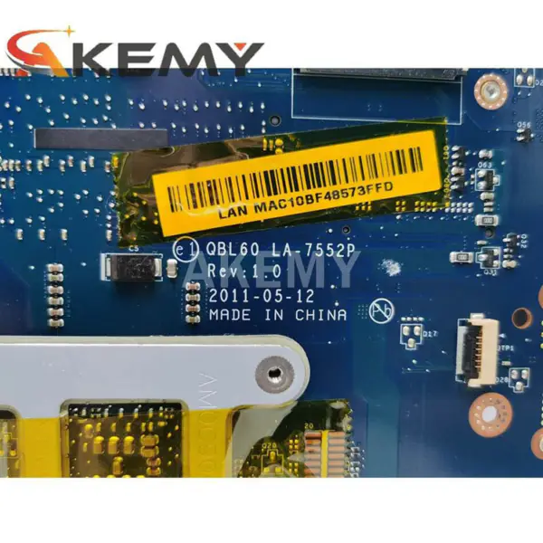 Asus K53TA K53TA ATX-emolevy