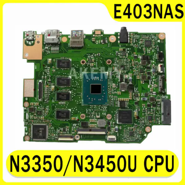 Asus N3350/N3450U E403NAS ATX-emolevy