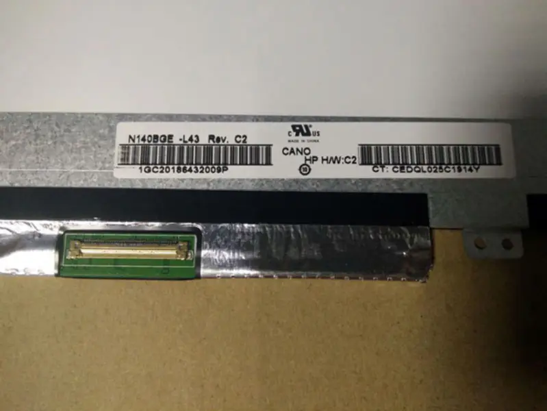 B140XW03 V.0 N140BGE-L43 B140XTN03.6 LCD-näyttö Näyttö