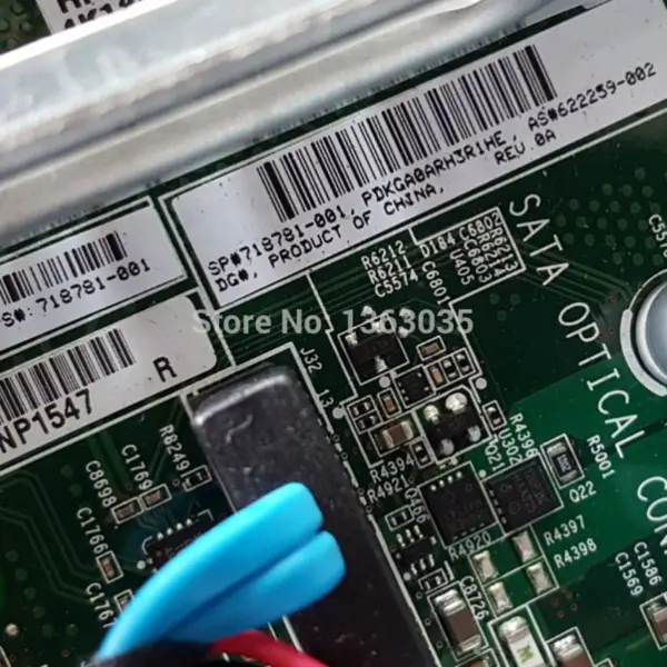 HP 718781-001 622259-002 palvelimen emolevy DL360P G8:aan.