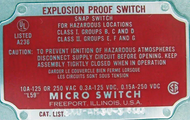 MIKROKYTKIN EXD-AR30-3
