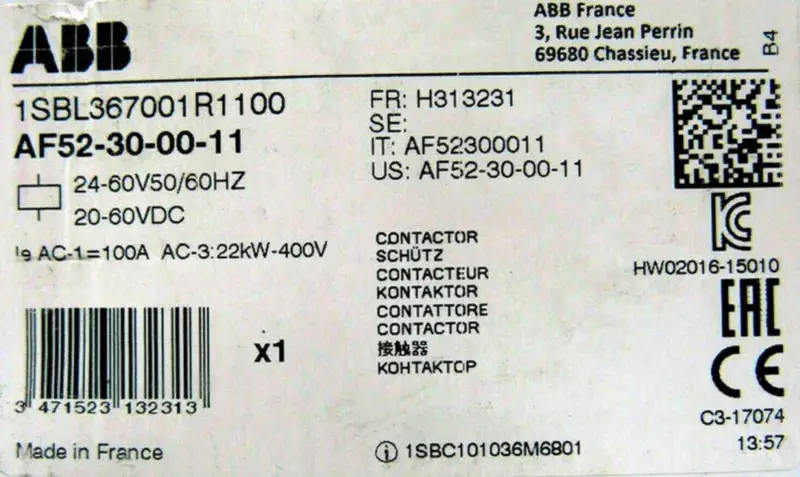 ABB AF52-30-00-11 PLC-moduuli