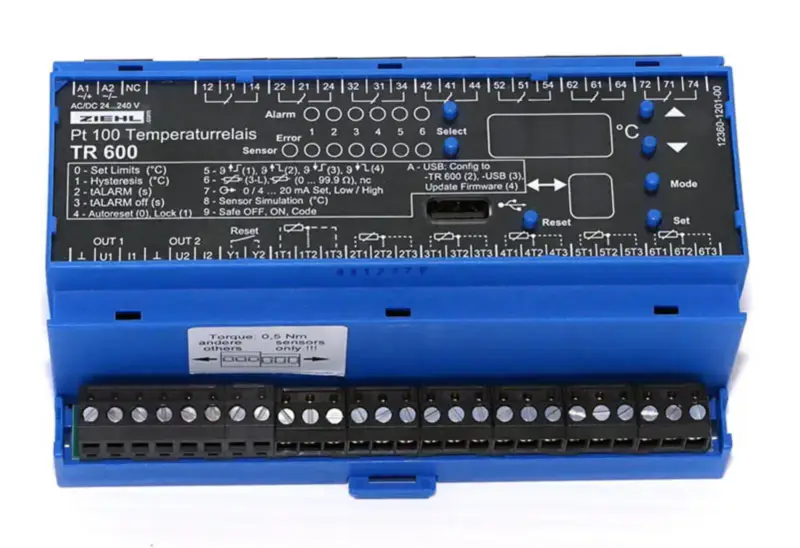 Ziehl TR600 -lämpötilasäädin