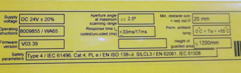 Sick Optic Elektroninen C40E-1202CA010