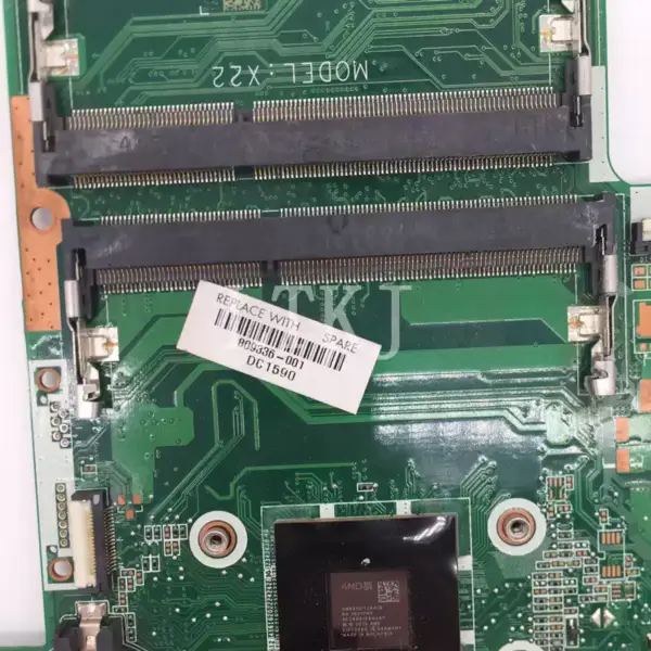 HP 815245-001 815245-501 815245-601 817843-601 LA-C710P Kannettavan tietokoneen emolevy, jossa on I5-5200U-järjestelmäpiiri