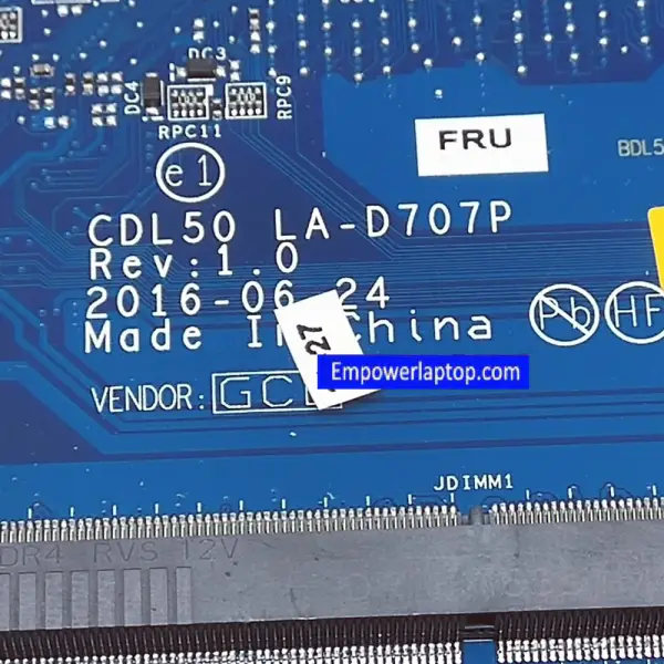 HP 17-G 829278-001 829278-601 DAX1BDMB6F0 I5-6200 suorittimen kannettavan tietokoneen emolevy