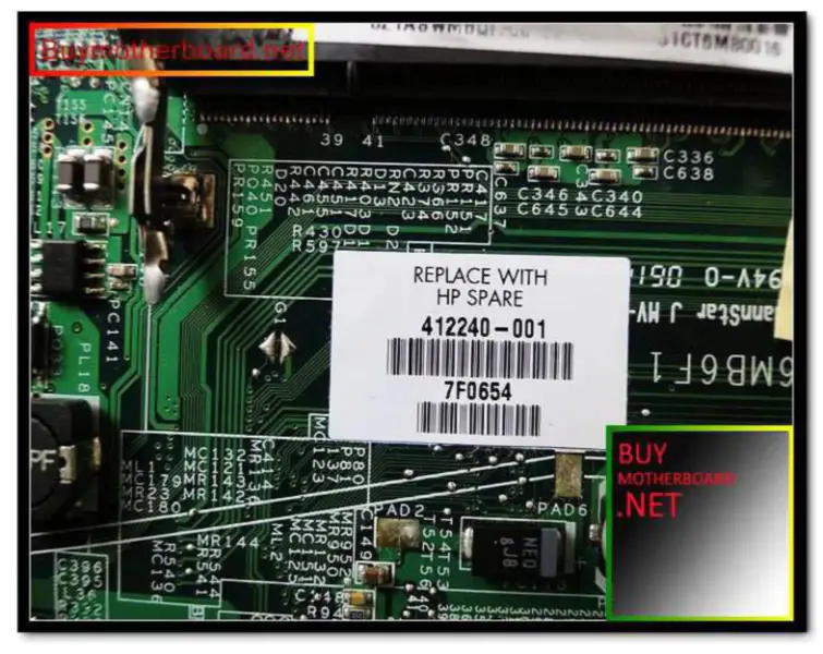 emolevy 412240-001 HP pavilion DV1000:een