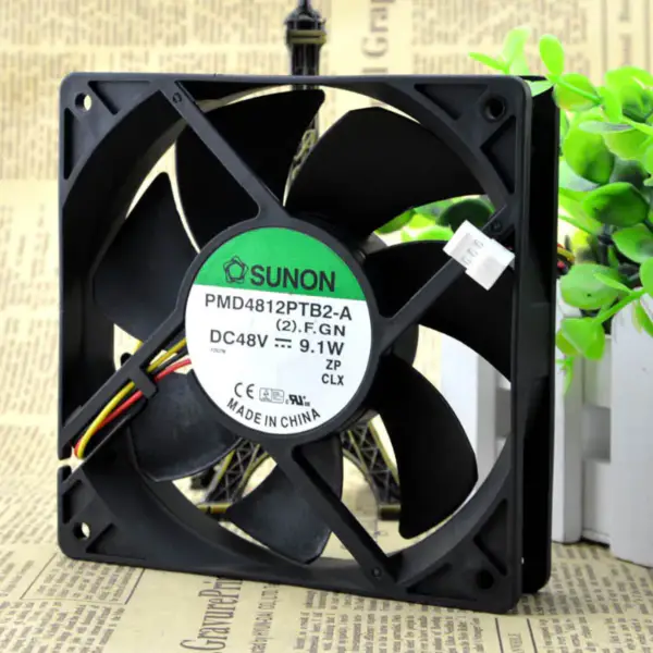 SUNON PMD4812PTB2-A.(2).GN Sunon DC-tuuletin 48VDC 120X25MM 150.0CFM SUNON PMD4812PTB2-A.(2).GN Sunon DC-tuuletin 48VDC 120X25MM 150.0CFM