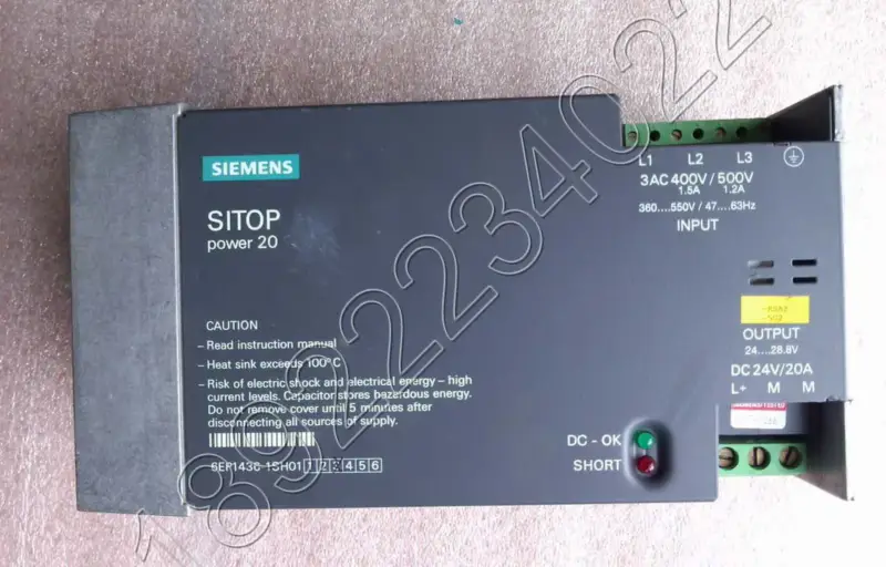SIEMENS-virtalähde 1P 6EP1436-1SH01