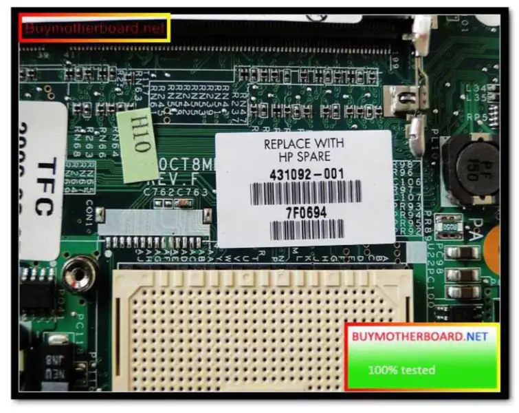 HP DV8000 -emolevy 430192-001