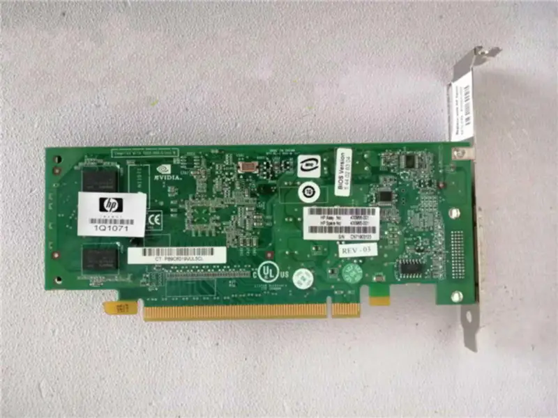 NVIDIA HP 430956-001 430965-001 NVS 128MB PCIe DVI -näytönohjain NVIDIA HP 430956-001 430965-001 NVS 128MB PCIe DVI näytönohjain