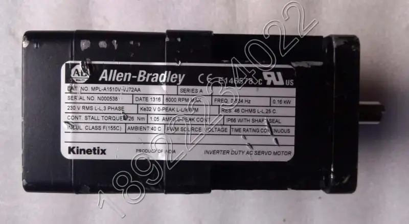 ALLEN-BRADLEY-moottori MPL-A1510V-VJ72AA