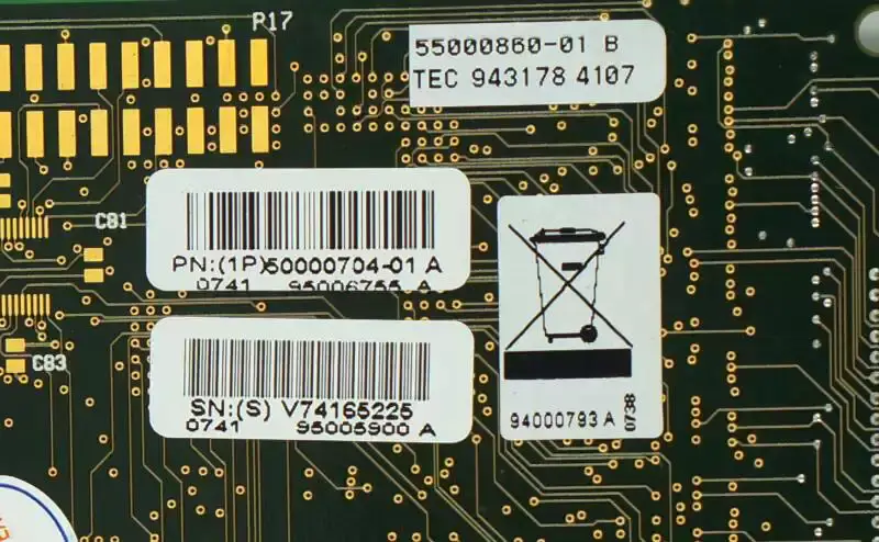 (1P)50000704-01 A 932218 55000860-01 REV A Teollinen DIGI Acceleport XP 16 portin PCI-kortti 16 portin PCI-kortti