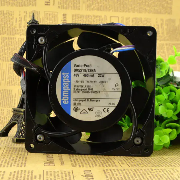 DV5218/12NA papst 48V 22W 0.46A 13CM 12738 12.7cm tuuletin 12.7cm puhallin