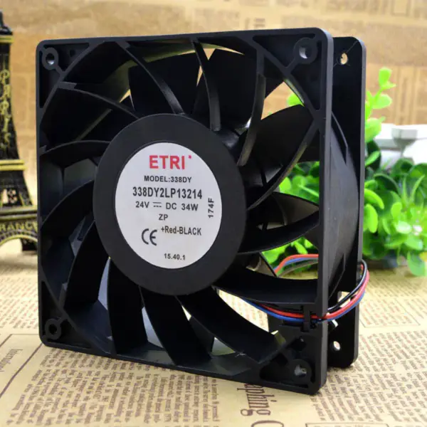 ETRI 338DY 2LP13214 24V 34W 12038 12CM 24V tuuletin