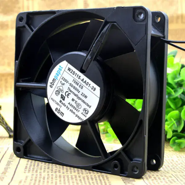 EBM PAPST W2S115-AA01-39 12738 12.7CM 220V 22W tuuletin 220V 22W