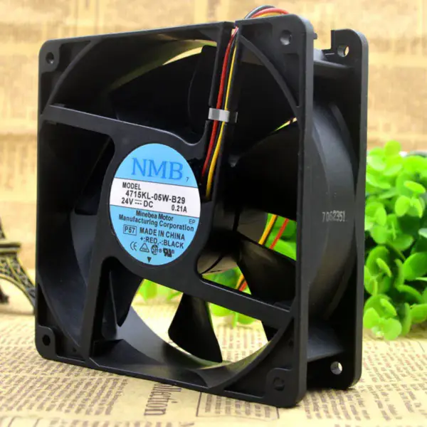 NMB 12038 24V 0.21A 4715KL-05W-B29 12cm tuuletin 12cm tuuletin