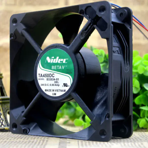 NIDEC 24V 0.50A 12038 TA450DC B33534-51 tuuletin