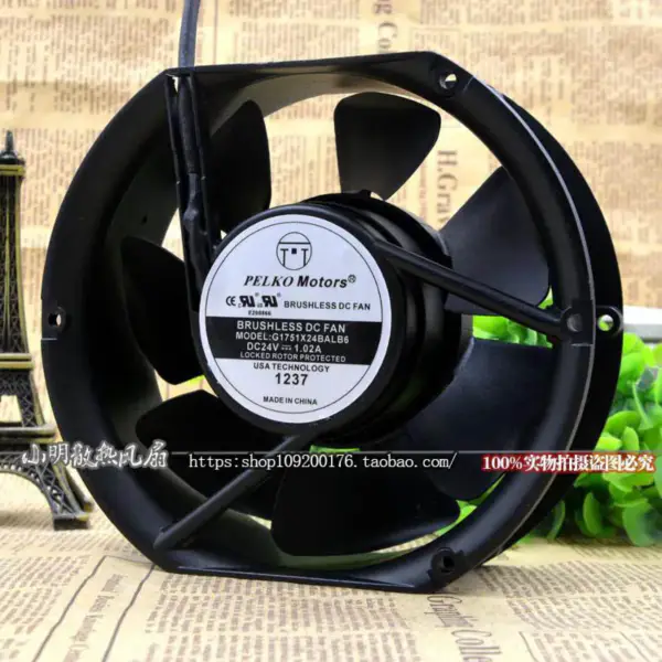 PELKO MOTORS G1751X24BALB6 24V 17250 24V 17CM tuuletin PELKO MOTORS G1751X24BALB6 24V 17250 24V 17CM tuuletin