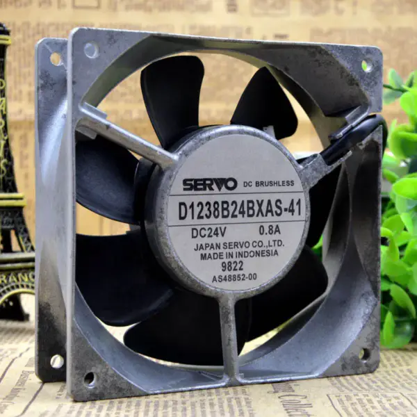 SERVO D1238B24BXAS-41 24V 0.8A 12cm 12038 tuuletin 12038 tuuletin