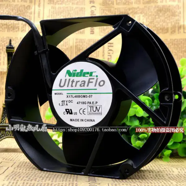 NIDEC X17L48BGM3-07 48V 1.27A tuuletin 172*150*51