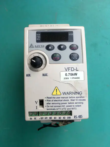 VFD007L21A Delta L-sarja 0,75KW/220V
