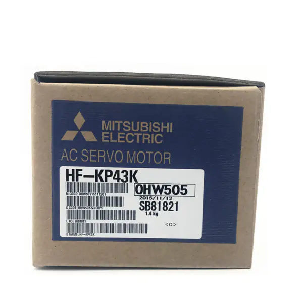 Harga Mitsubishi 400 watin sähköinen jarru Encoder energiansäästö Flat Ac Servomoottori 400w HF-KP43K