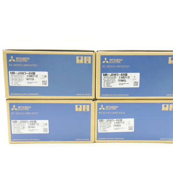 Mitsubishi MR-J4W3-444B ac servovahvistin Japani perämoottori