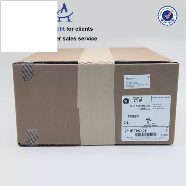 2711 P-sarjan Panelview Allen Bradley Plc HMI kosketusnäyttöpaketti Industrial Ect Panelview 6 Plus