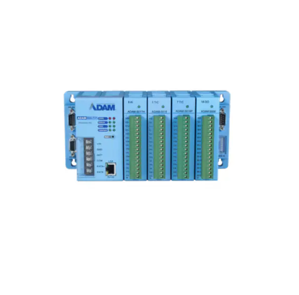 Advantech ADAM-5000L/TCP-BE 4-paikkainen hajautettu DA-järjestelmä