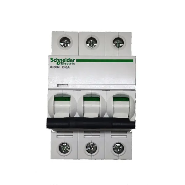 SCHNEIDER ELECTRIC IC60N pienoiskatkaisija 3P 6A D-käyrässä