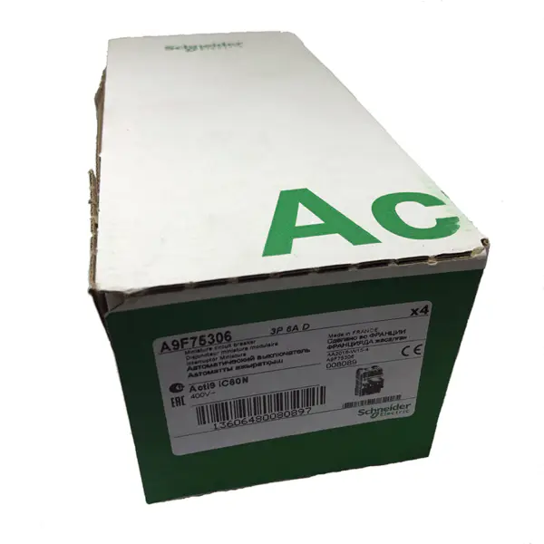 SCHNEIDER ELECTRIC IC60N pienoiskatkaisija 3P 6A D-käyrässä