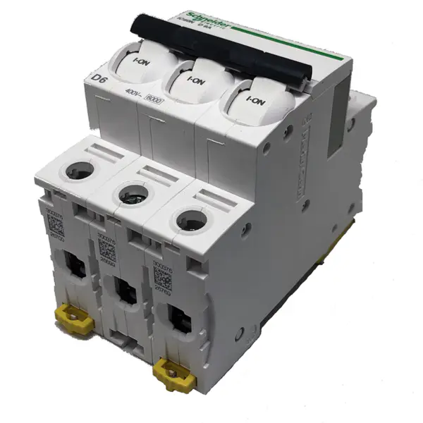 SCHNEIDER ELECTRIC IC60N pienoiskatkaisija 3P 6A D-käyrässä