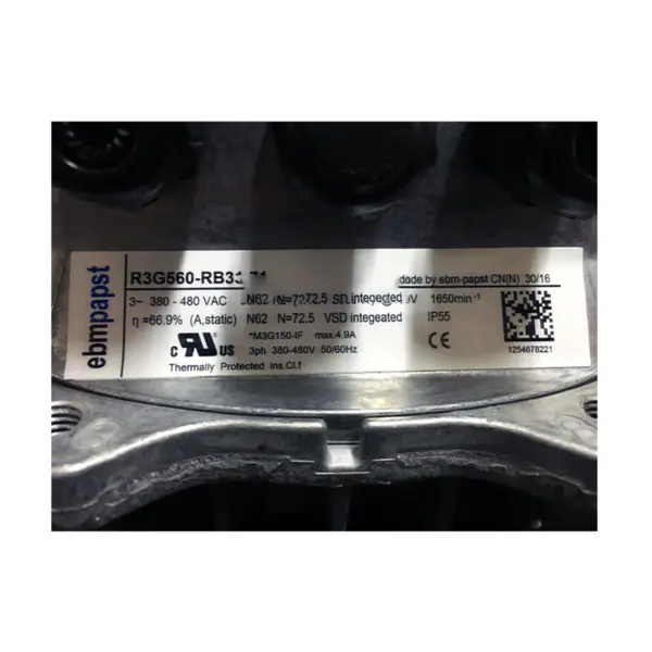 Ebmpapast R3G560-RB31-71 tuuletin