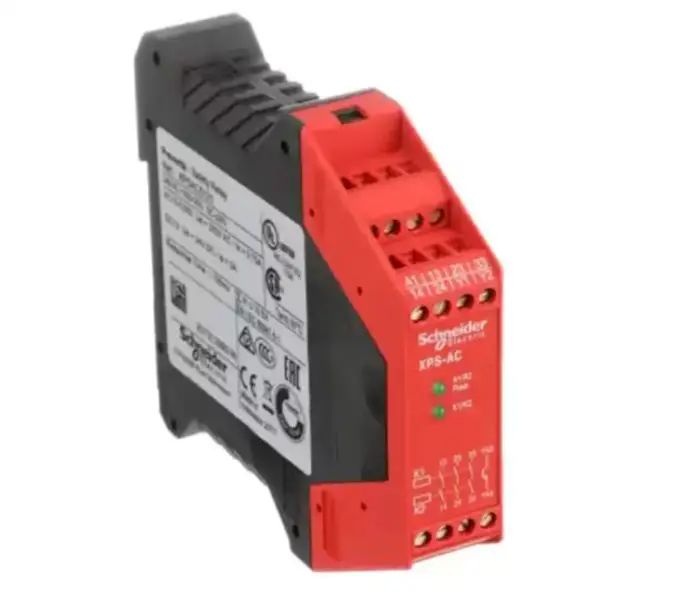 Schneider Monitoring 24V AC DC XPSAC5121 hätäpysäytysturvareleet