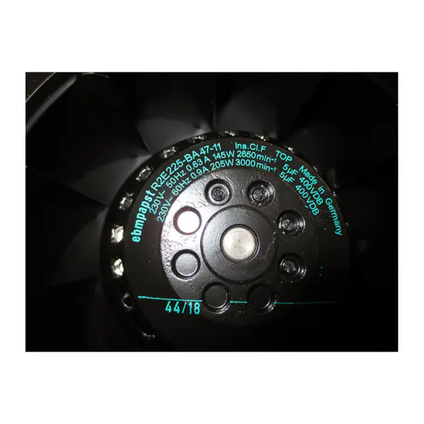 Ebm papst R2E225-BA47-11 230V 0.63/0.9A Täysmetallinen keskipakopuhallin