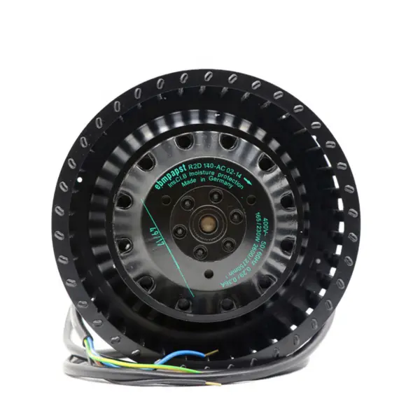 Alkuperäinen Ebmpapst R2D140-AC02-14 230VAC 165W 140MM M2D068-DF keskipakoisjäähdytystuuletin servomoottorin invertterille